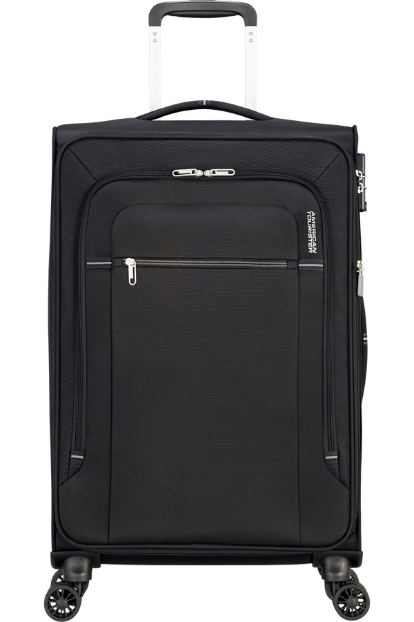 American Tourister Crosstrack Spinner Expandable 67cm Black/Grey