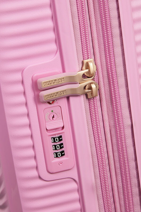Soundbox Spinner TSA Expandable 77cm Pearl Pink/Gold | American Tourister  Deutschland